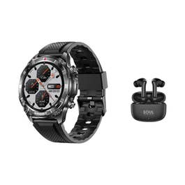 X.Cell Elite 6 Smartwatch With Super Moon Truly Wireless Bluetooth In-Ear Earbuds, Black
X.Cell Elite 6 Smartwatch With Super Moon Truly Wireless Bluetooth In-Ear Earbuds, Black