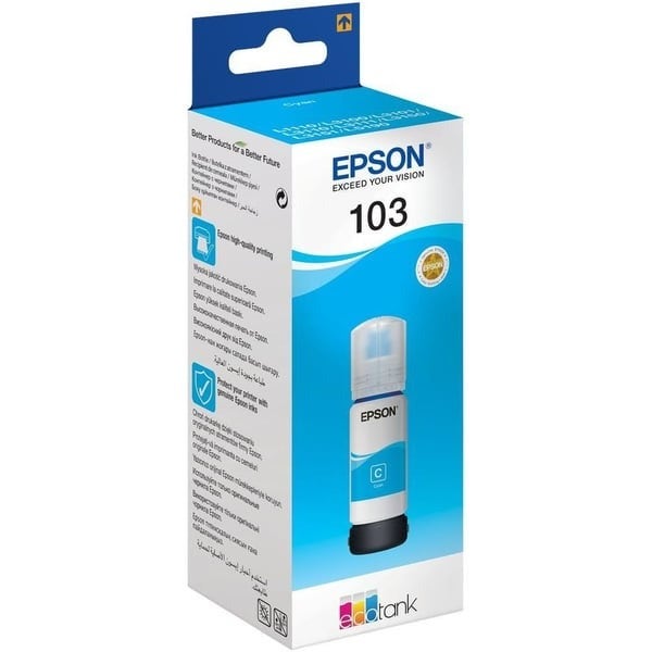 Epson 103 EcoTank Cyan Ink Bottle