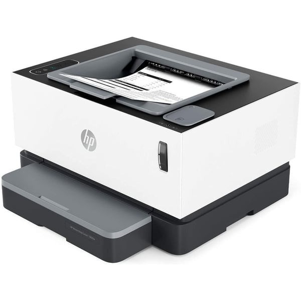 HP Neverstop Laser 1000W Wireless - Print Speed up to 21 Page Per Minute, Toner preloaded to print up to 5000 pages - White[ 4RY23A]