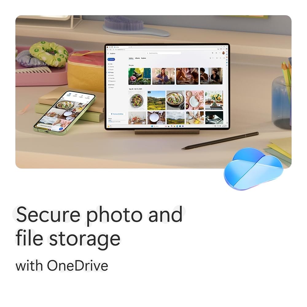 Microsoft 365 Personal -1 TB of cloud storage Advanced Security Innovative Apps With AI 12-Month Subscription