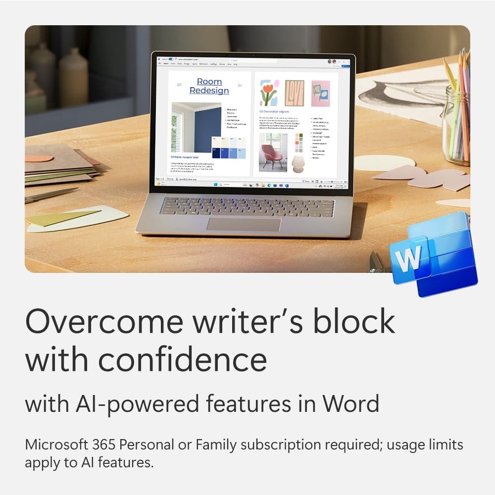 Microsoft 365 Personal -1 TB of cloud storage Advanced Security Innovative Apps With AI 12-Month Subscription