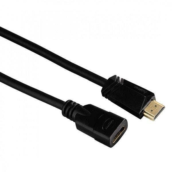 Hama HAM-122121 High Speedâ€‹ â€‹ HDMIâ„¢ extension cable, plug - copper, Ethernet, gold-plated, 3.0 m