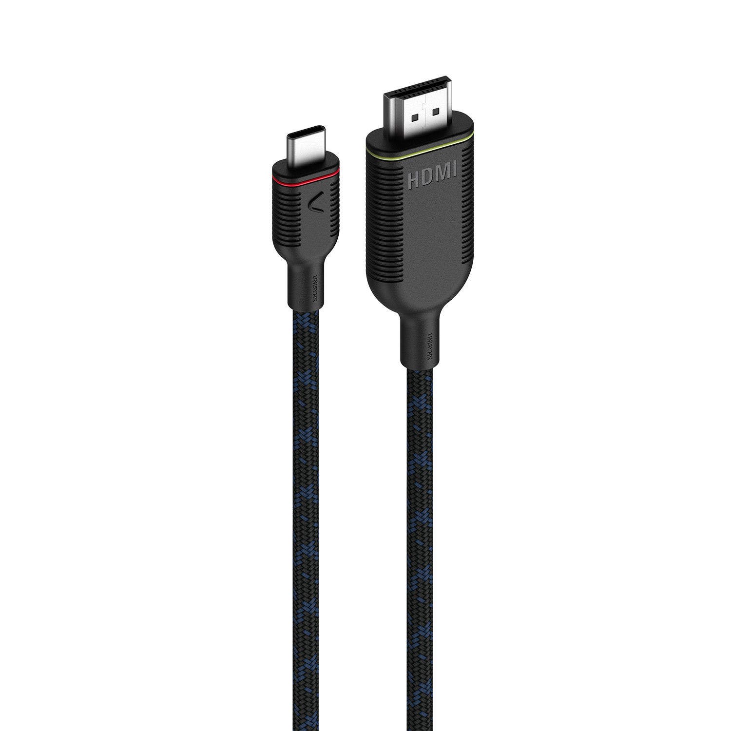 Unisynk USB C TO HDMI 4K, Black, 1.5M Cable