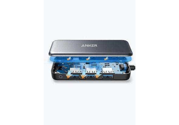 Anker Powerhub Premium 4-In-1 USB-C, Grey