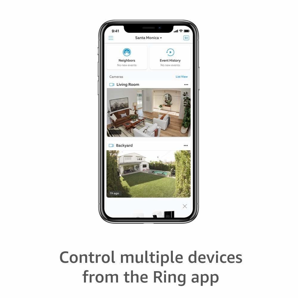 Ring stick store up camera black
