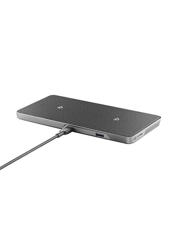 Alogic Ultra Power 4-in-1 Wireless Charging Dock for Apple Watch, Airpods and iPhone with USB-A Charging Output