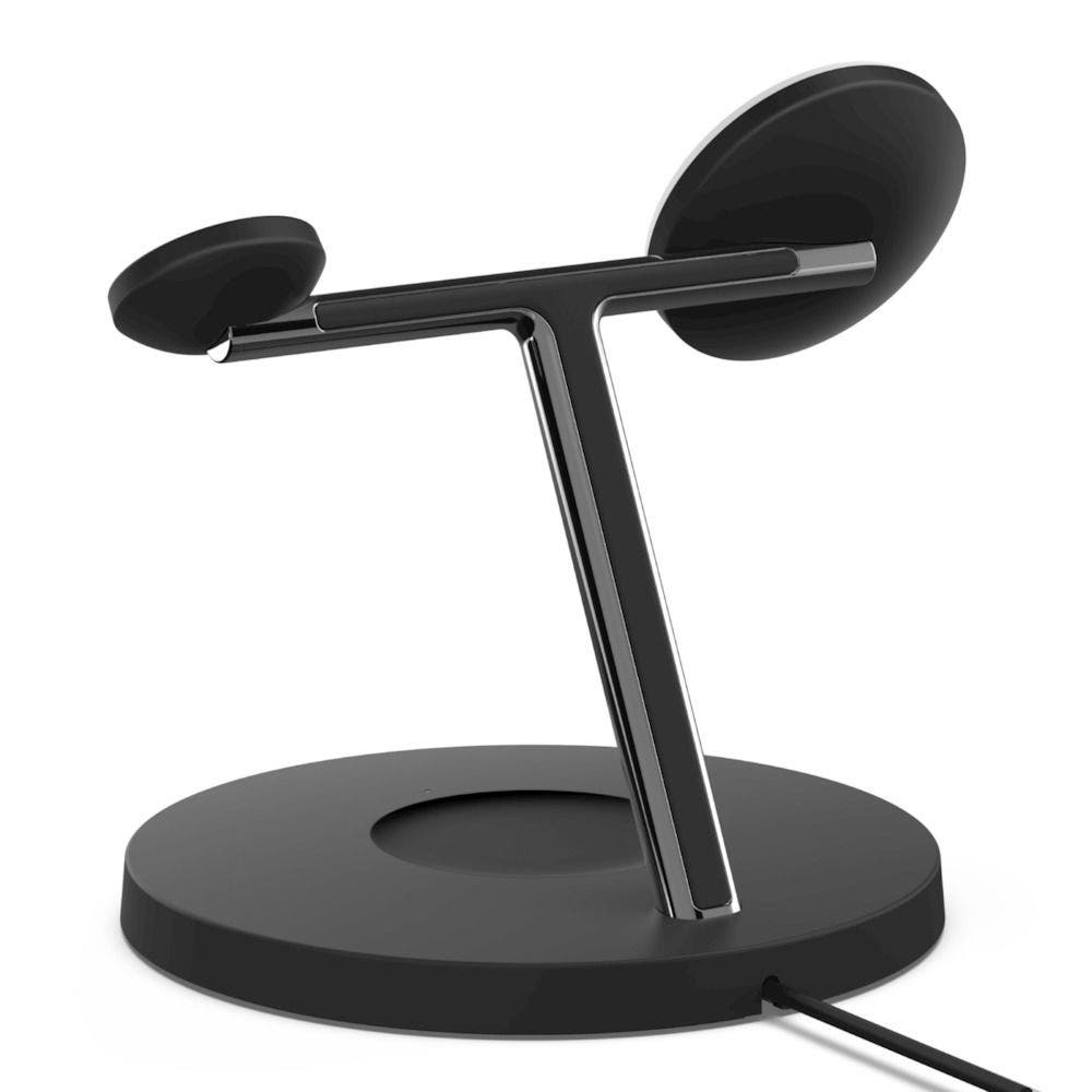 Belkin 3-in-1 Wireless Charger with MagSafe 15W, Black