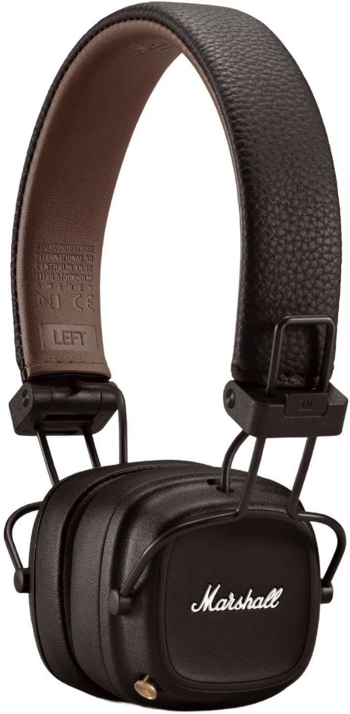 Marshall Major IV Wireless On-Ear Headphones, Brown