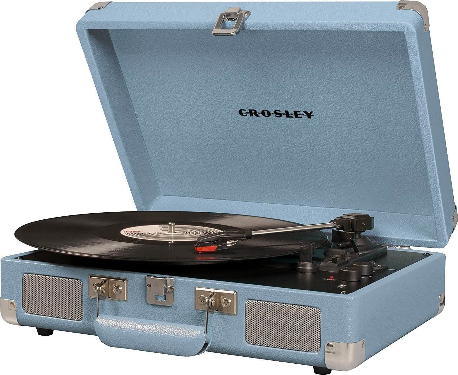 Crosley CR8005D-TN Cruiser Deluxe Turntable, Tourmaline