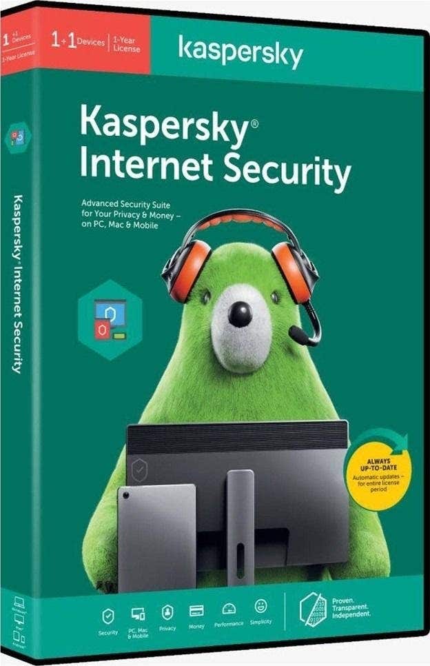 Kaspersky KIS4PCRT2020 Internet Security 2020 3+ 1 User