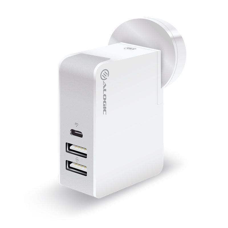Alogic USB-C Laptop-Macbook Wall Charger 45W with Power Delivery & USB-A Charging Ports