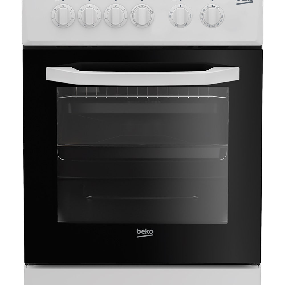 BEKO 50cm Ceramic Electric COOKER CSS48100GW (BEK-CSS48100GW)