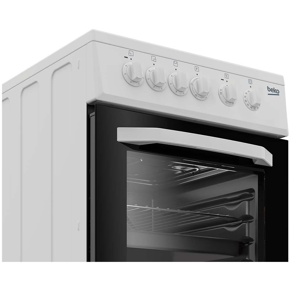 BEKO 50cm Ceramic Electric COOKER CSS48100GW (BEK-CSS48100GW)