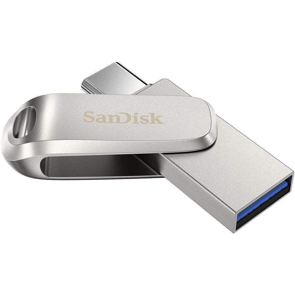 SanDisk 512GB Ultra Dual Drive Luxe USB 3.1 Flash Drive (USB Type-C - Type-A)
