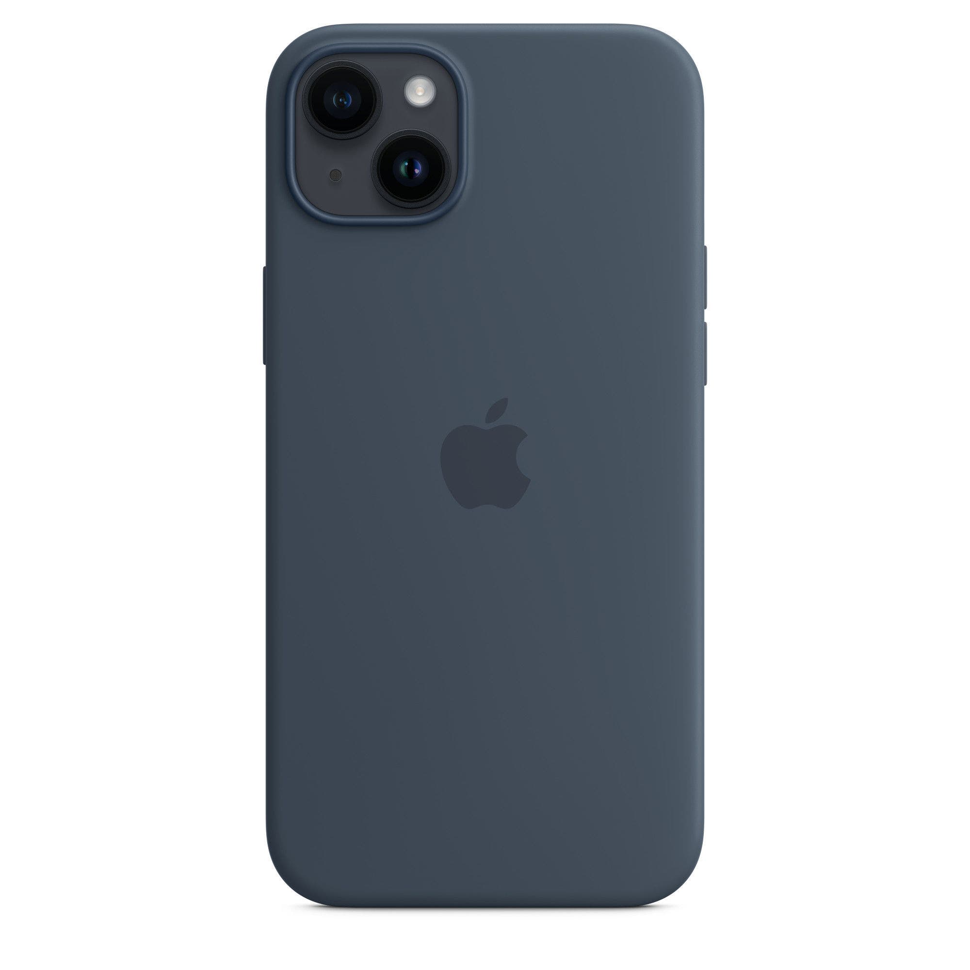 Apple iPhone 14 Plus Silicone Case with MagSafe - Storm Blue (MPT53ZE/A)