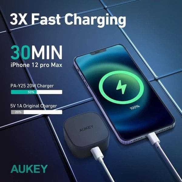 Aukey PA-Y25 20W Power Deliver USB C Mini Charger