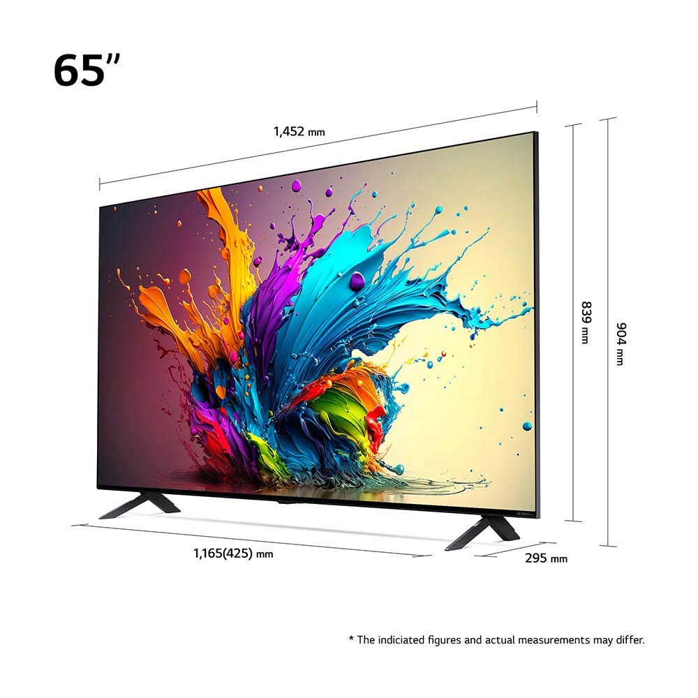 LG 65QNED90T6A 65 Inch QNED MiniLED QNED90 4K Smart TV AI Magic Remote HDR10 webOS24 2024 (65QNED90T6A)
