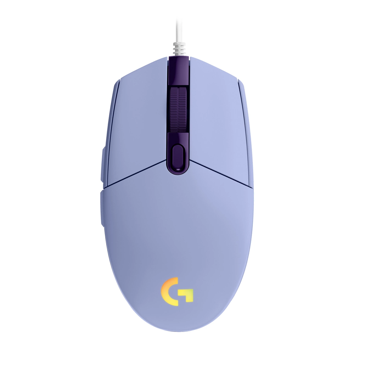 Logitech G203 Lightsync RGB Lighting Optical Wired Gaming Mouse, Lilac