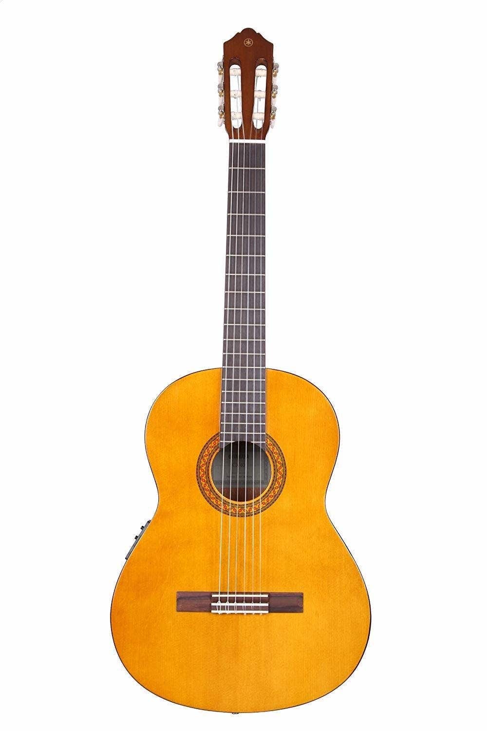 Yamaha CX40 Full Size Electro Nylon String Classical Guitar, Natural