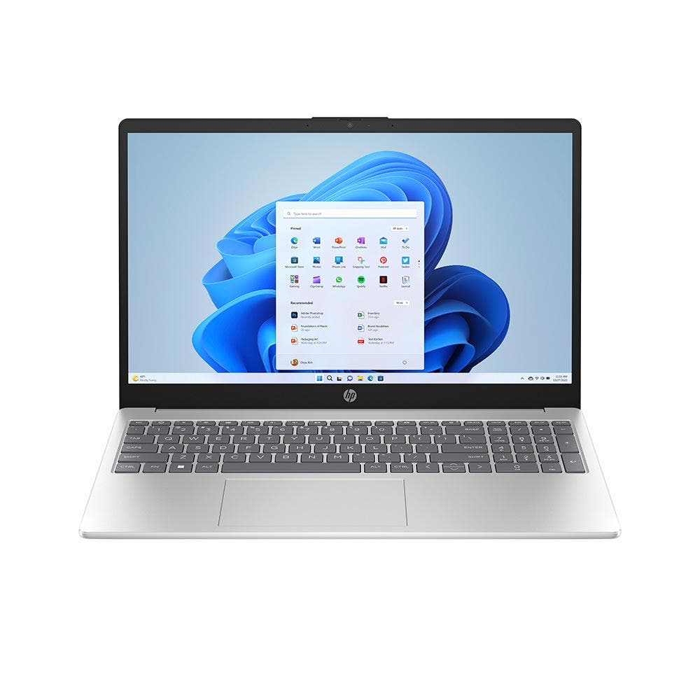 HP Intel Core i5 1334U 8GB RAM 512GB SSD NVIDIA GeForce MX570 A 2GB Graphics 15.6 Laptop Natural Silver 15 FD0050NE
