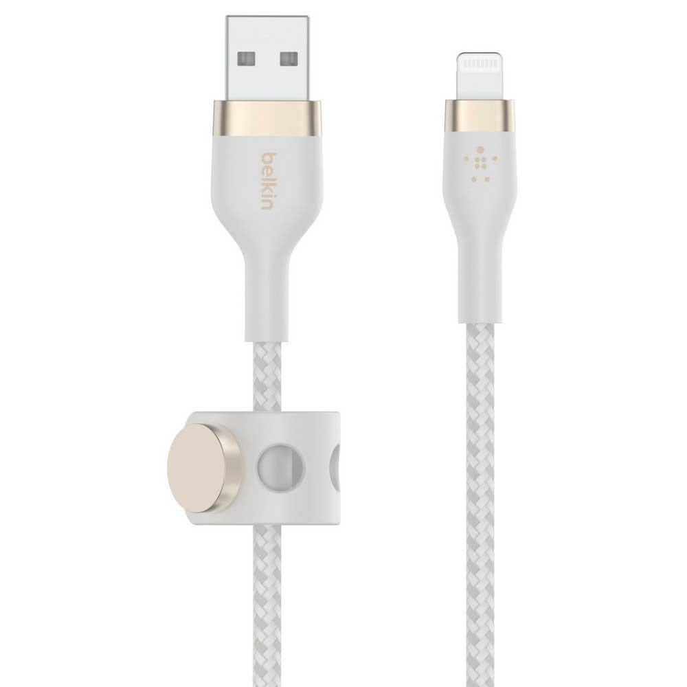 Belkin USB-A Cable with Lightning Connector, White (CAA010bt3MWH)