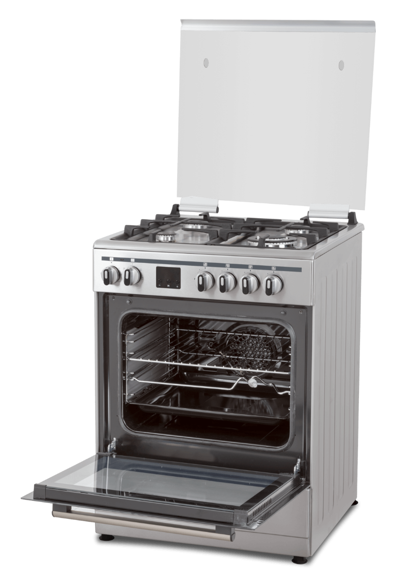 Terim TERGE66ST Combination Cooker, Silver-Black