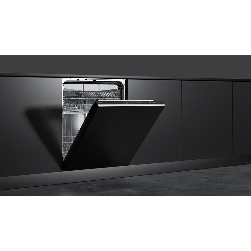 TEKA DFI 46950 ME, Fully integrated dishwasher A+ + with Dual Care program and Extra Drying function, Black