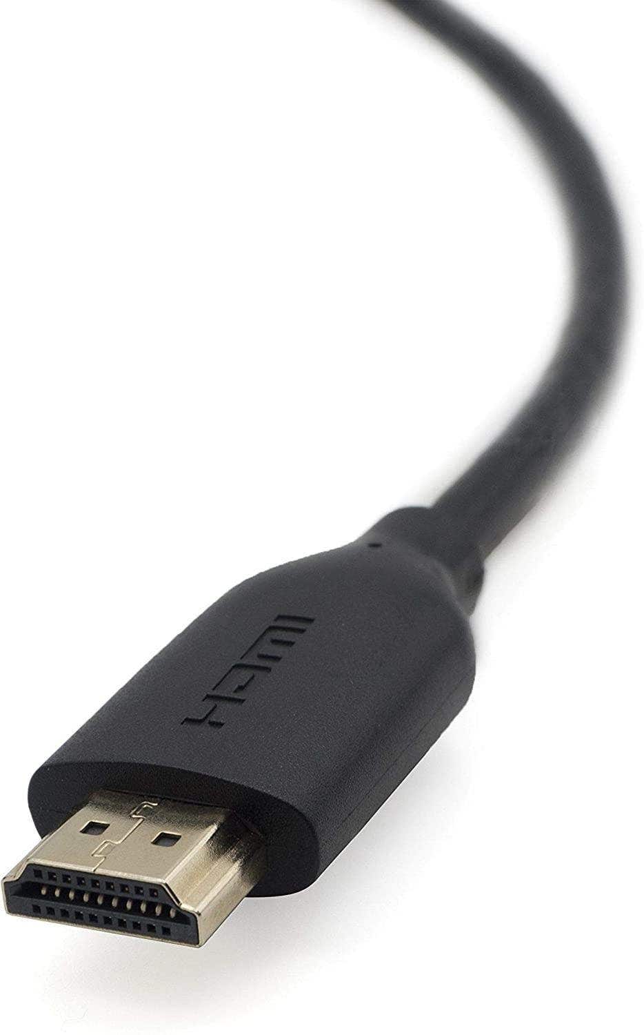 Belkin F3Y021bt2M High Speed HDMI Cable, Supports Ethernet, 3D, 4K, 1080p, and Audio Return (2 Meter)