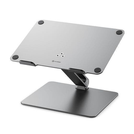 Extendable outlet laptop stand