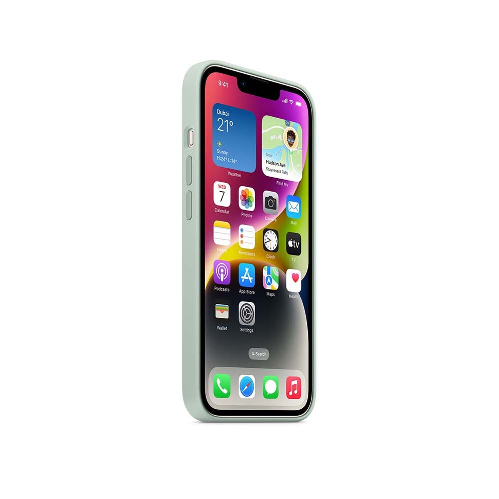 Apple iPhone 14 Silicone Case with MagSafe - Succulent (MPT13ZE/A)