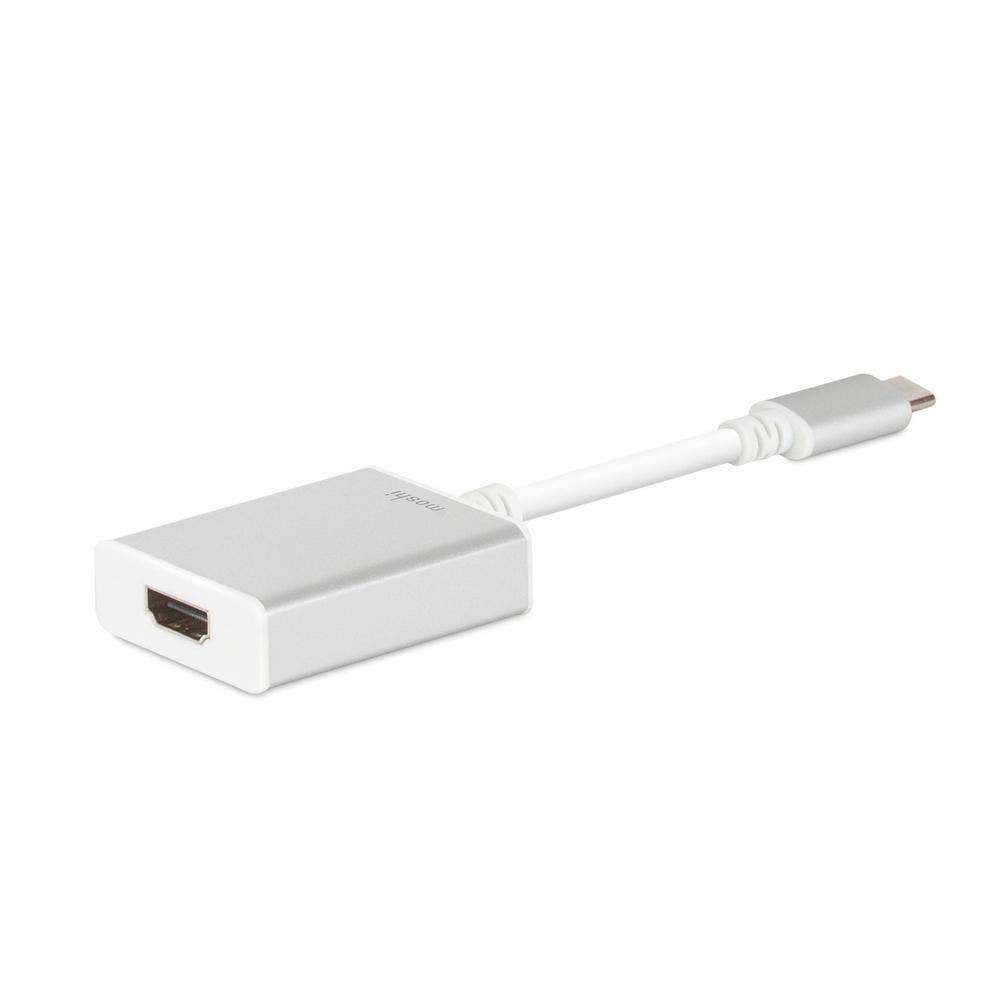 Moshi L-084202 USB-C To HDMI Adapter, Silver