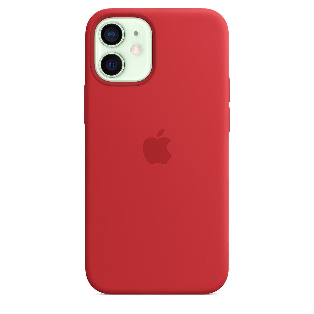 Apple iPhone 12 mini Silicone Case with MagSafe, (PRODUCT) RED