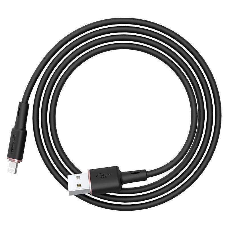 Acefast Charging Data Cable C2-02 USB-A to Lightning, Black