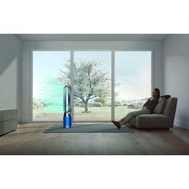 Dyson TP04 Pure Cool Purifying Tower Fan, Iron-Blue