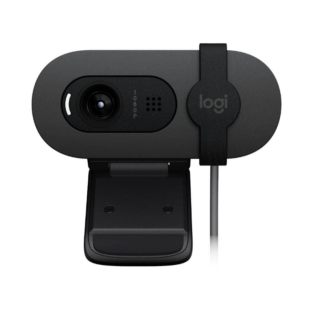 Logitech 960-001585 Brio 100 Full HD Webcam, Graphite
