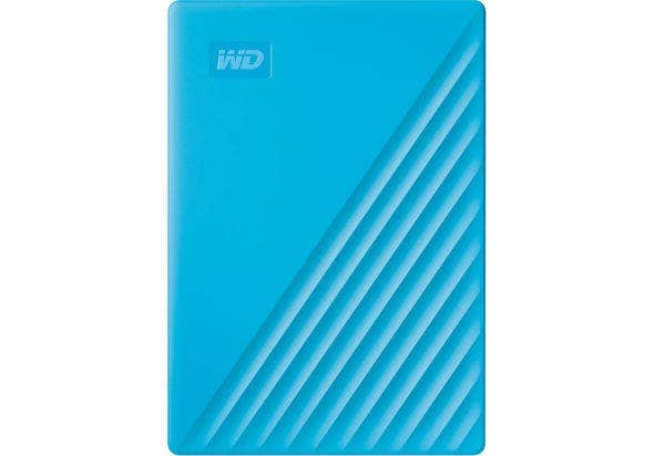 WD 2TB My Passport USB 3.2 Gen 1 External Hard Drive 2019, Sky Blue