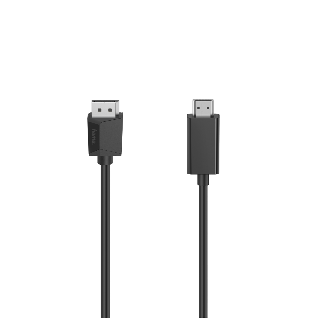 Hama Video Cable, DisplayPort Plug - HDMIâ„¢ Plug, Ultra-HD 4K, 1.50 m
