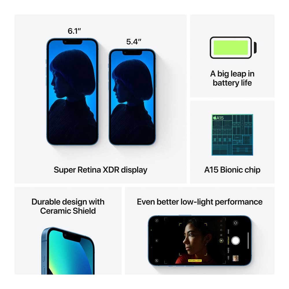 Apple iPhone 13 5G Smartphone 128GB Blue