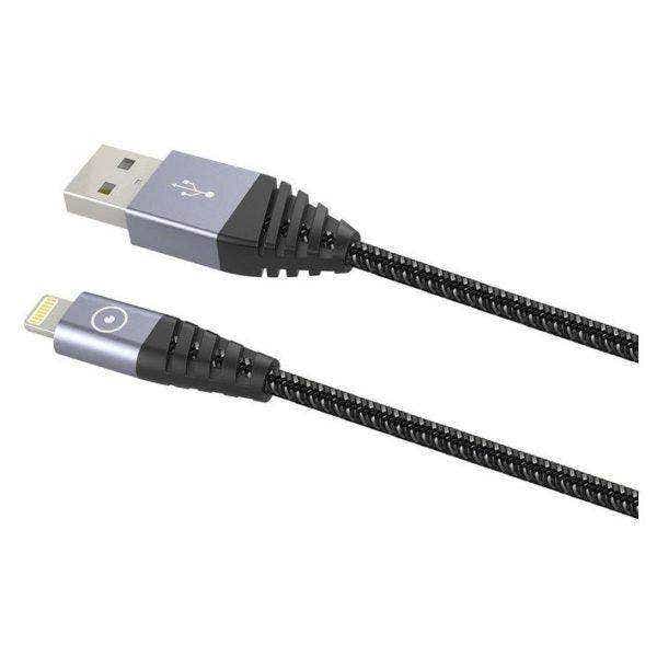 Muvit Tiger Ultra Lightning Cable 2m Grey