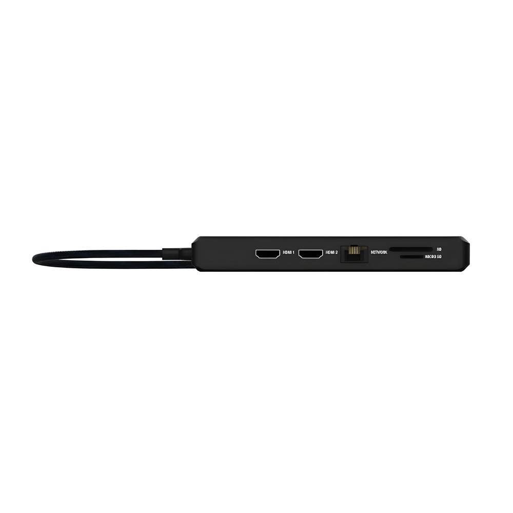 UNISYNK 12 PORT USB-C HUB 8K 100W BLACK