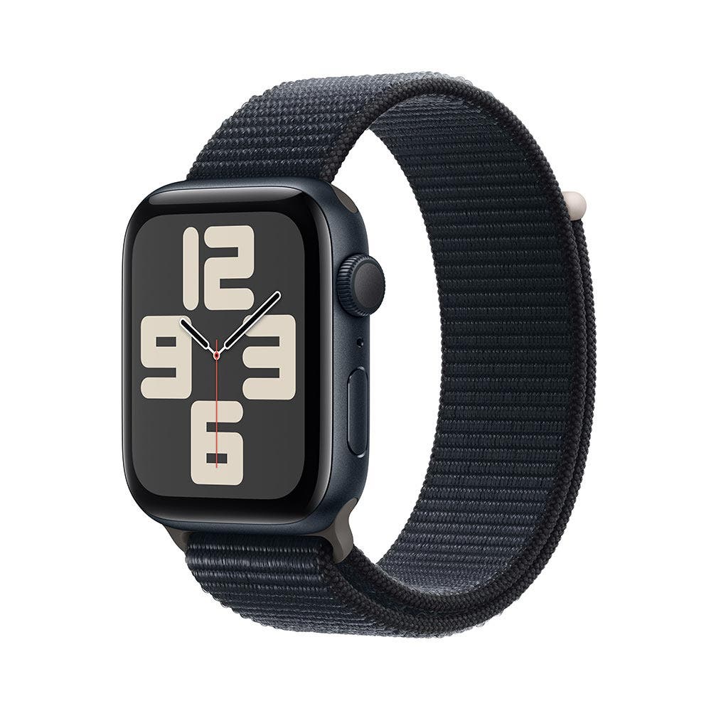  Apple Watch SE (2023) GPS 44mm Midnight Aluminium Case with Midnight Sport Loop (MREA3QA/A)