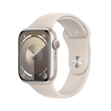 Apple Watch Series 9 GPS 41mm Starlight Aluminium Case with Starlight Sport Band - Small/Medium