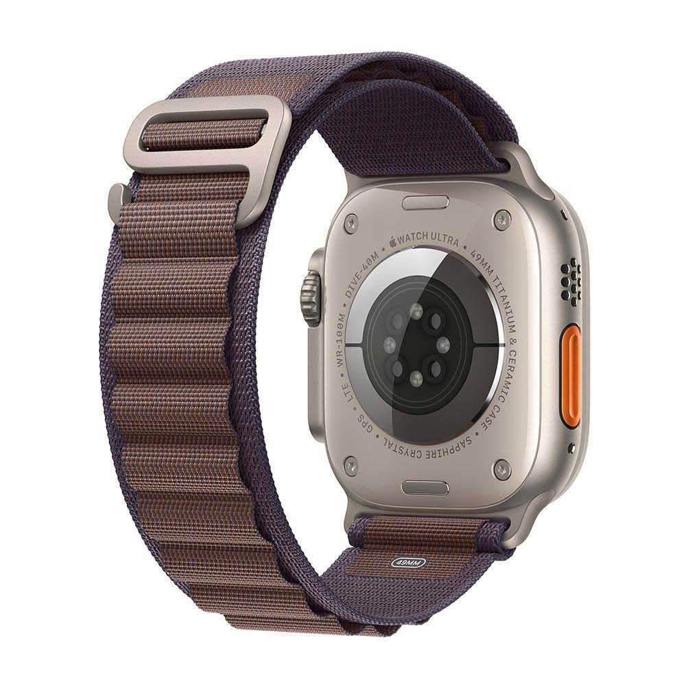  Apple Watch Ultra 2 GPS + Cellular, 49mm Titanium Case with Indigo Alpine Loop - Small (MRER3AE/A)