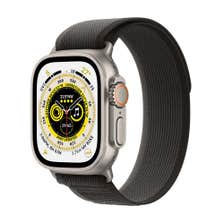 Apple Watch Ultra GPS+ Cellular, 49mm Titanium Case with Green Alpine Loop -Small