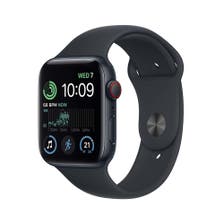 Apple Watch SE GPS+ Cellular 44mm Midnight Aluminium Case with Midnight Sport Band - Regular