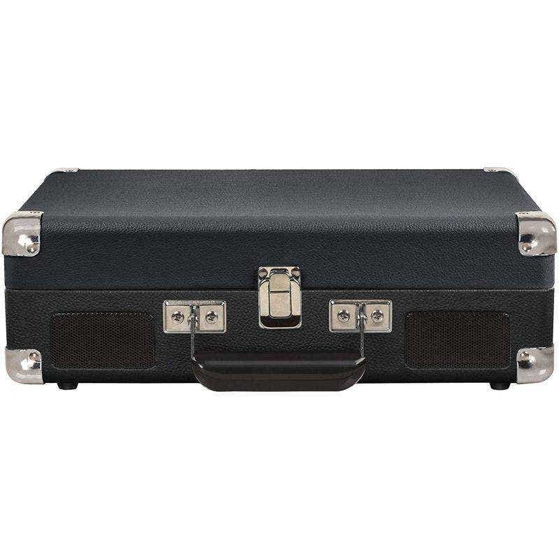 Crosley CR8005D-BK4 Cruiser Deluxe Turntable with Speaker, Black - CH