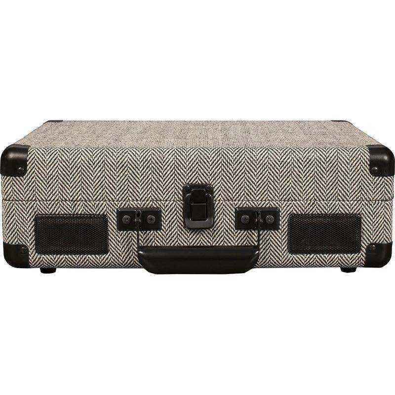 Crosley CR8005D-HB4 Cruiser Deluxe Turntable with Speaker, Herringbone - CH