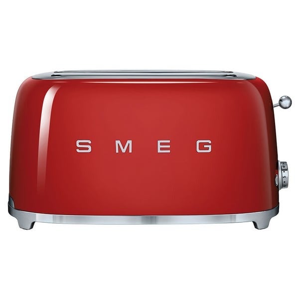 Smeg TSF02RDUK 4 Slice Toaster, Red