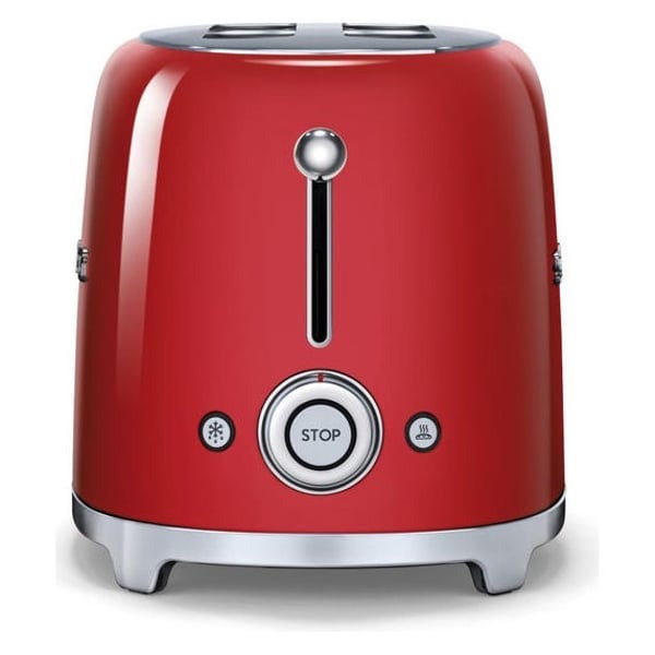 Smeg TSF02RDUK 4 Slice Toaster, Red