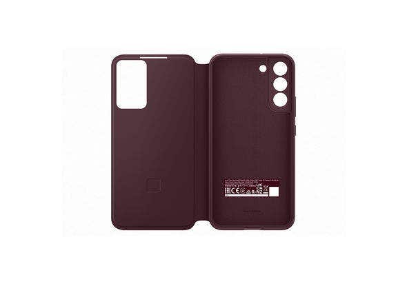 Samsung Galaxy S22+ Smart Clear View Cover, Burgundy